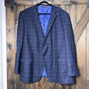 HAINES & BONNER OF LONDON Men’s Wool Checkered Blazer